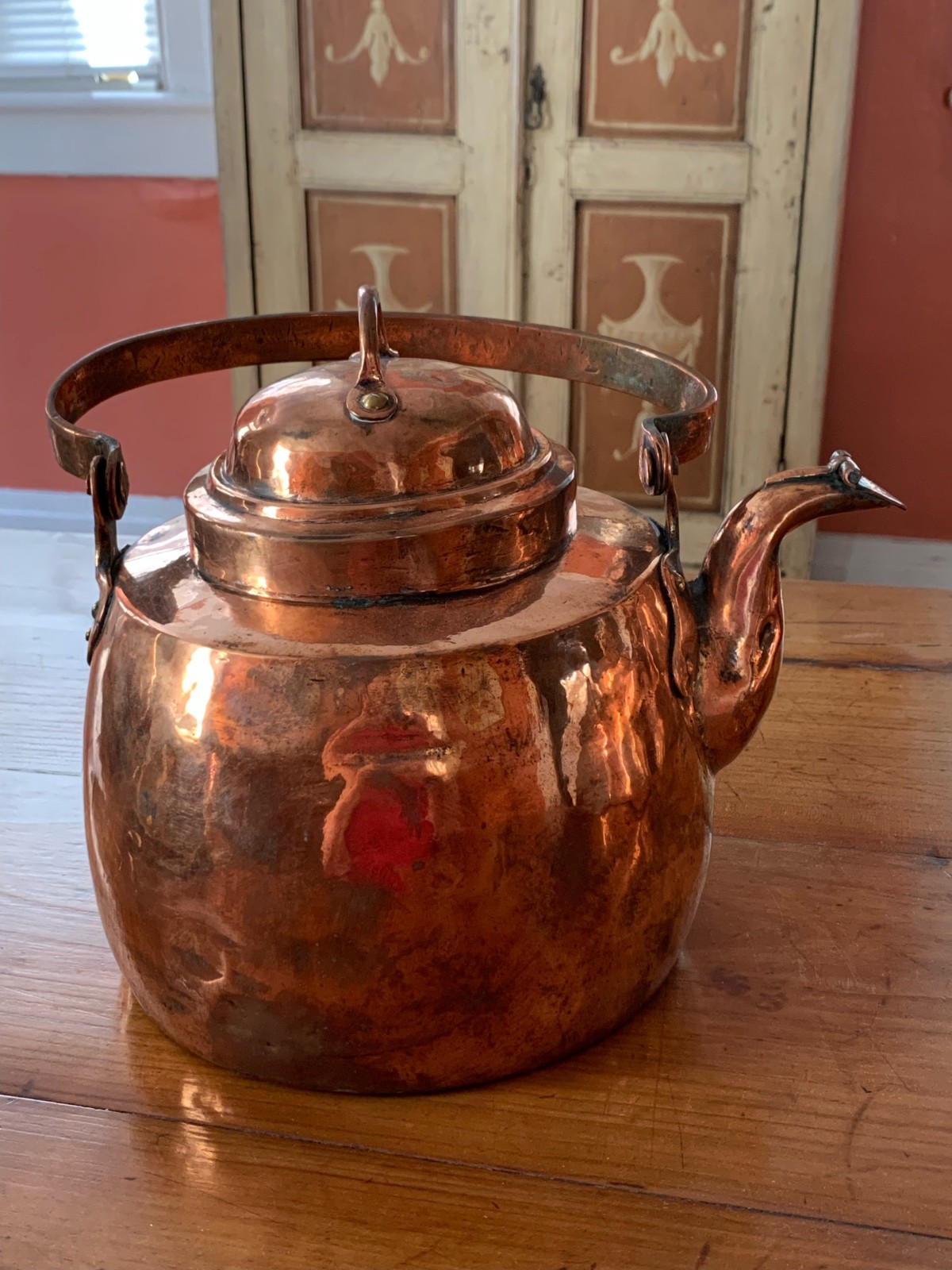 Large Early 19th century French Copper Kettle with inner tin lining - Royal  Antiques